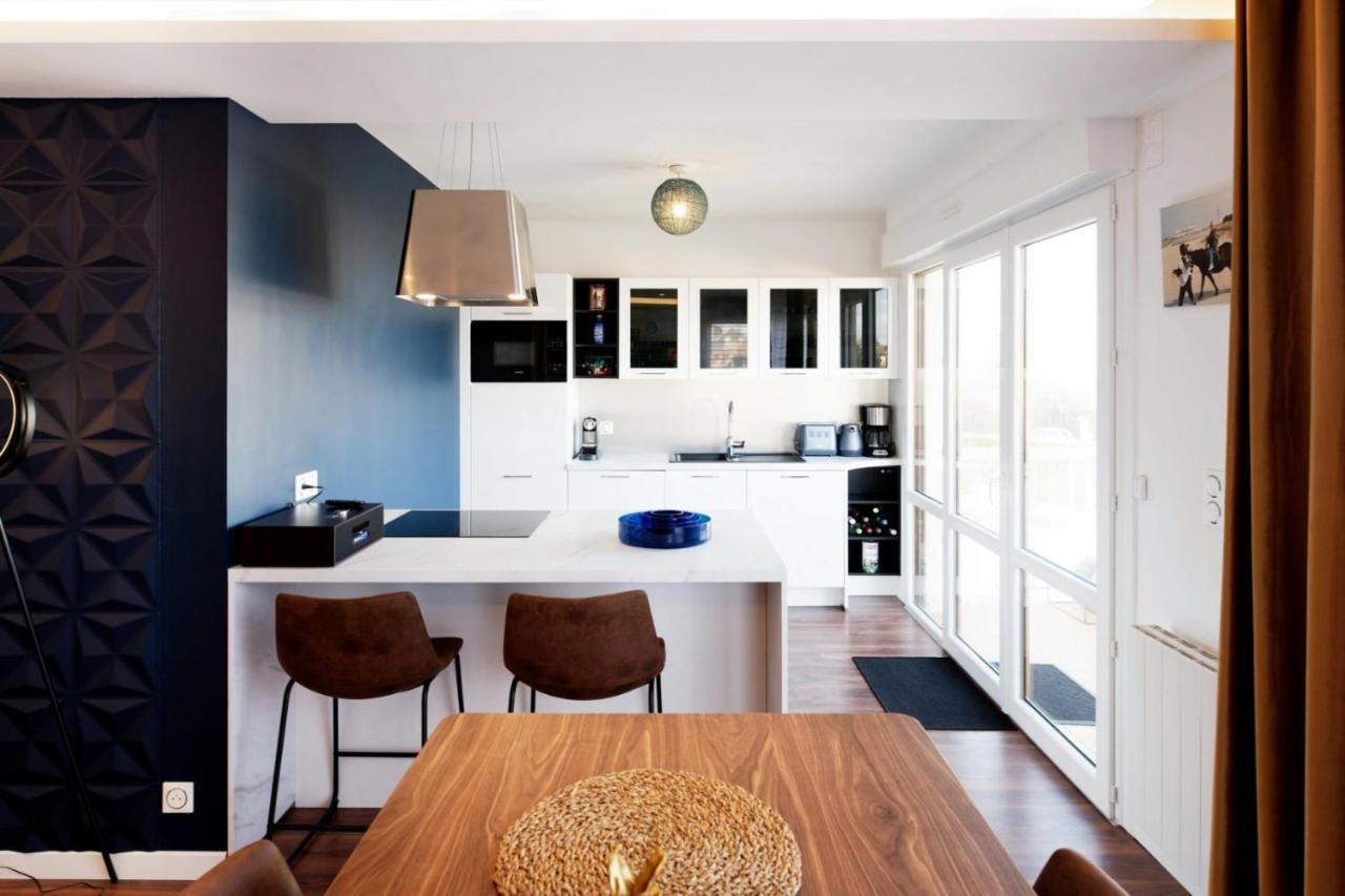 Le Luxe & Votre Vue Mer A Ouistreham Riva Bella Exterior photo